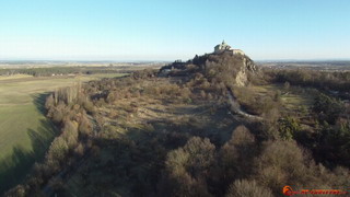 Castle Kuneticka Hill from north-west