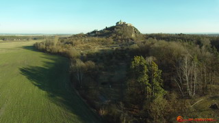 Castle Kuneticka Hill from north-west